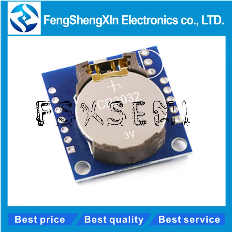 1pcs New I2C RTC DS1307 AT24C32 Real Time Clock Module For AVR ARM PIC Wholesale MODU
1pcs New I2C RTC DS1307 AT24C32 Real Time Clock Module For AVR ARM PIC Wholesale MODU