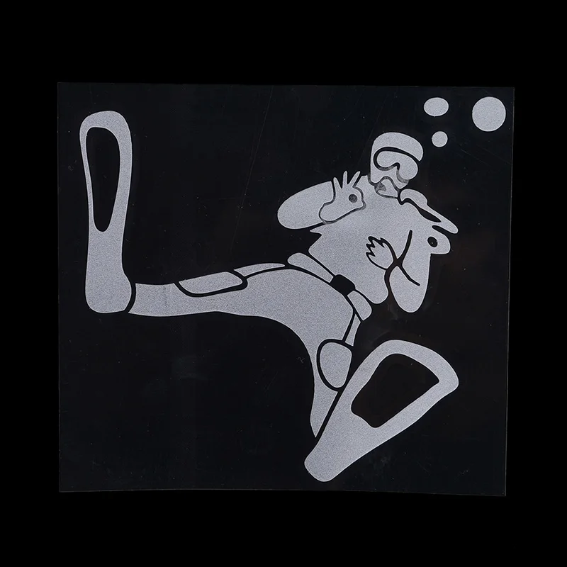 Fashionable Reflective Decals Technical Diving Stickers Black White Diver Personality Fashion Car Stickers
Fashionable Reflective Decals Technical Diving Stickers Black White Diver Personality Fashion Car Stickers