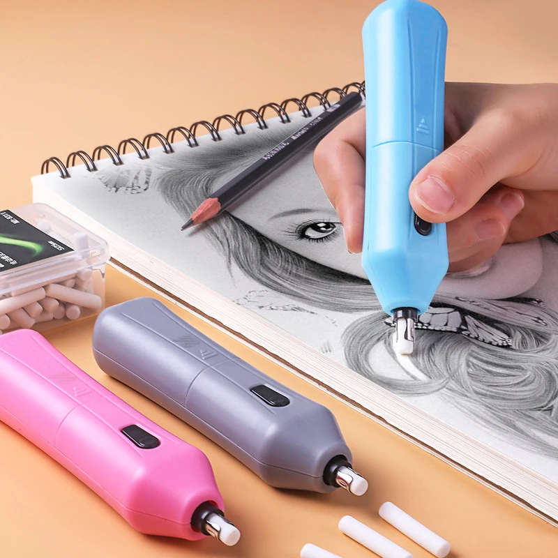 Automatic Rotation Electric Eraser Battery Operated Eraser for Kids Office School Drawing Sketching
Automatic Rotation Electric Eraser Battery Operated Eraser for Kids Office School Drawing Sketching