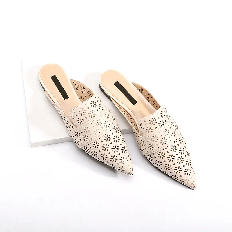 famous designer hollow out slippers women pointed toe flat slides shoes flower cutout flip flops ladies outdoor mules shoes 176
famous designer hollow out slippers women pointed toe flat slides shoes flower cutout flip flops ladies outdoor mules shoes 176