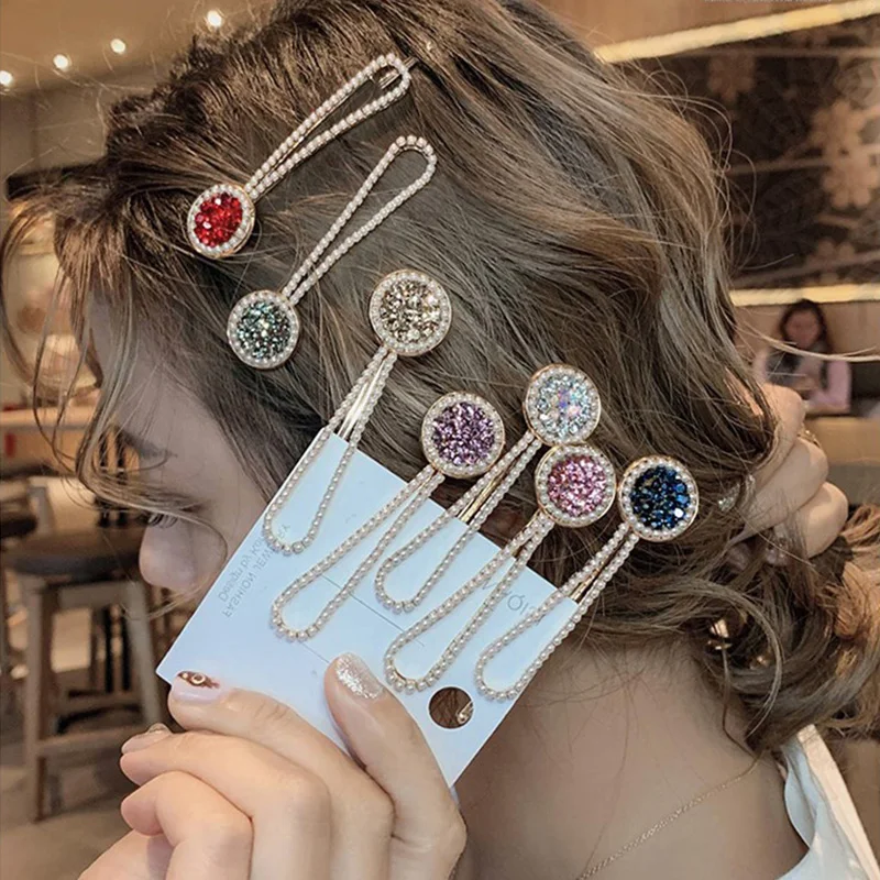 1PC Korean New Women Elegant Pearls Crystals Hairpins Sweet Hair Clips Barrettes Hair Ornament Headband Fashion Hair Accessories
1PC Korean New Women Elegant Pearls Crystals Hairpins Sweet Hair Clips Barrettes Hair Ornament Headband Fashion Hair Accessories