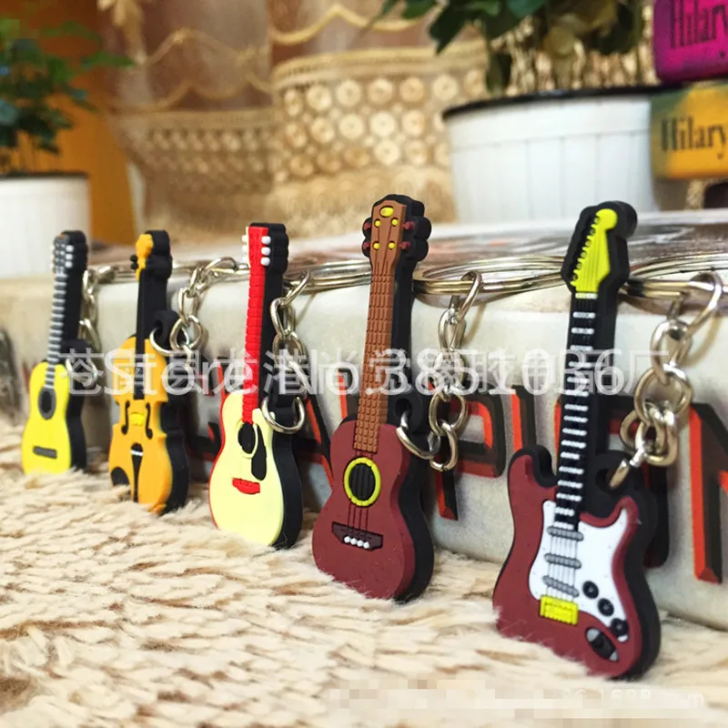 1 piece New Use Soft Plastic Creative Instrument Keychain Folk / Electric / Classical Guitar / Ukulele Bags Pendant Keychain
1 piece New Use Soft Plastic Creative Instrument Keychain Folk / Electric / Classical Guitar / Ukulele Bags Pendant Keychain