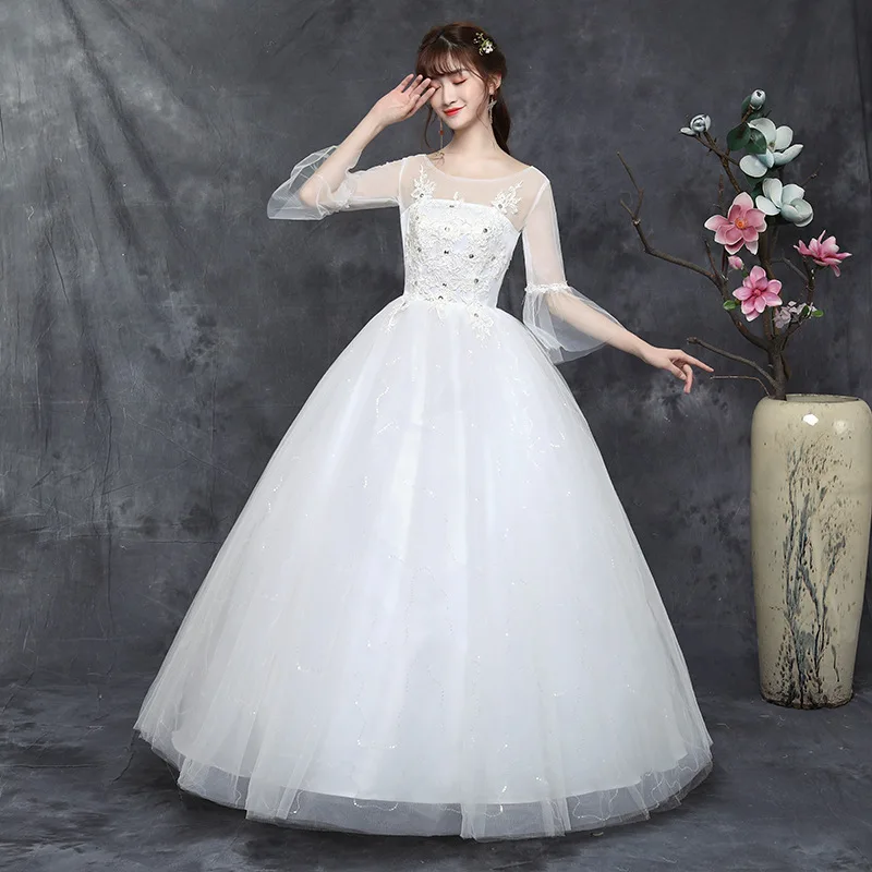 fashion lace White sequins Wedding Dress Sexy elegant Wedding Dresses brides Big yards applique Wedding gown
fashion lace White sequins Wedding Dress Sexy elegant Wedding Dresses brides Big yards applique Wedding gown