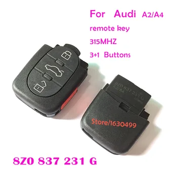 Auto remote key AUD 4 button car key A2 A4 315MHZ remote car alarm 8Z0 837 231 G,Free Shipping
Auto remote key AUD 4 button car key A2 A4 315MHZ remote car alarm 8Z0 837 231 G,Free Shipping