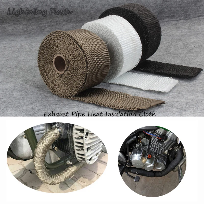 Universal 5M 10M Asbestos Fiber Motorcycle Exhaust Pipe Wrap Tape Turbo Heat Insulation Cloth Protective Tape 3 Colors New
Universal 5M 10M Asbestos Fiber Motorcycle Exhaust Pipe Wrap Tape Turbo Heat Insulation Cloth Protective Tape 3 Colors New