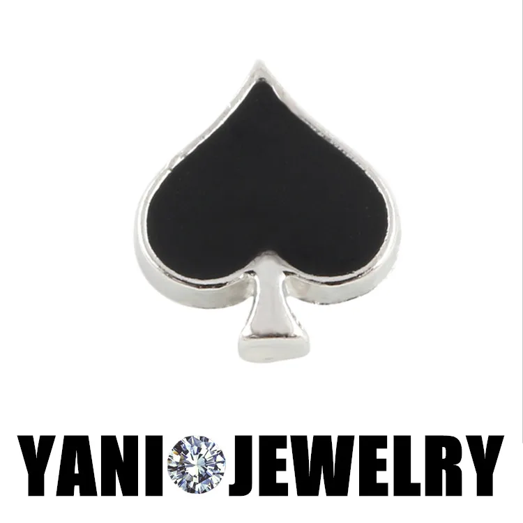 20Pcs/Lot Free Shipping DIY Spades Poker Heart Charms Floating Locket Charms For Glass Locket Pendant
20Pcs/Lot Free Shipping DIY Spades Poker Heart Charms Floating Locket Charms For Glass Locket Pendant