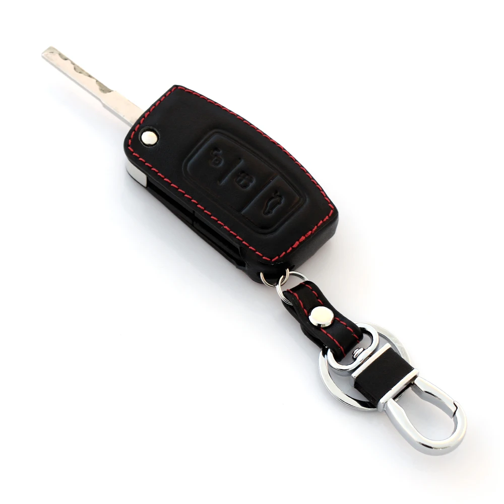 Newest car styling ,Car Keychain Black Leather key cover case holder For Ford Focus 2 MK2 Fiesta Kuga Ecosport
Newest car styling ,Car Keychain Black Leather key cover case holder For Ford Focus 2 MK2 Fiesta Kuga Ecosport