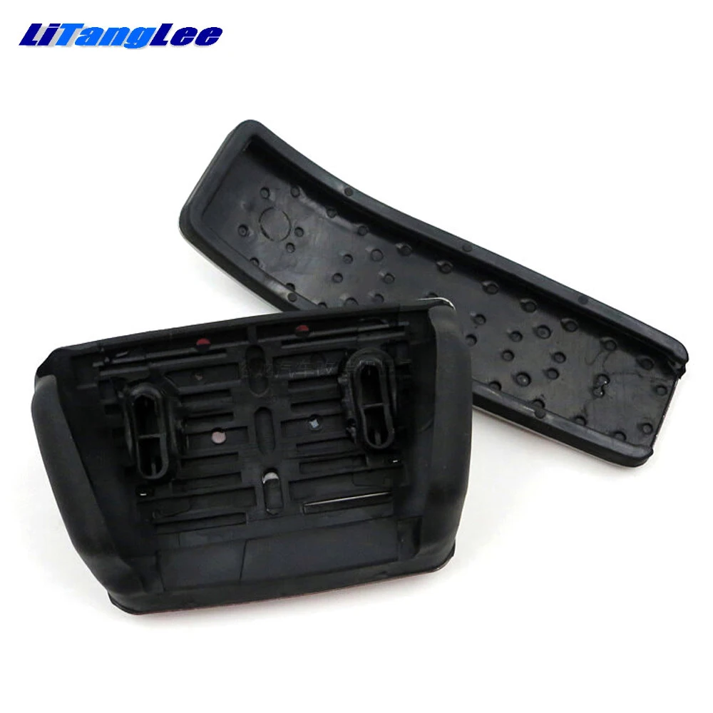 LitangLee Car Accelerator Pedal Pad Cover Sport Racing For Volkswagen VW Touareg 7L 2002~2015 AT Foot Throttle Pedal Cover (3)