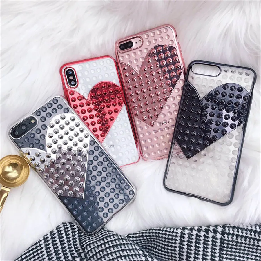 New Lovely Plating TPU for iPhone X Case Cover iPhone 8 Cute 3D LOVE Soft Silicone Luxury Phone Back Case for iPhone 8 Plus Case
New Lovely Plating TPU for iPhone X Case Cover iPhone 8 Cute 3D LOVE Soft Silicone Luxury Phone Back Case for iPhone 8 Plus Case