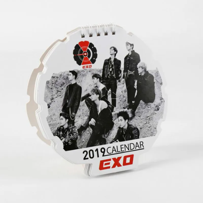 1 Pcs Hot Korean Kpop EXO 2019 Year Desk Calendar Fans Collection Stationery Table Calendar Gifts
1 Pcs Hot Korean Kpop EXO 2019 Year Desk Calendar Fans Collection Stationery Table Calendar Gifts