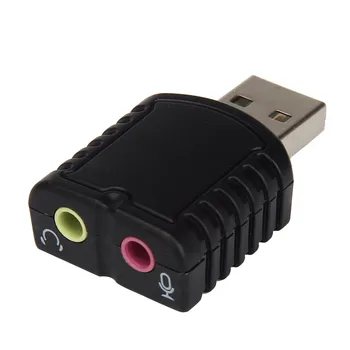 Portable USB External Sound Card Microphone Earphone USB Stereo Sound Adapter For PC Headphone MIC l1102#2
Portable USB External Sound Card Microphone Earphone USB Stereo Sound Adapter For PC Headphone MIC l1102#2