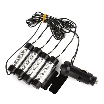LEEPEE Universal Blue Car Atmosphere Lights Decorative Lamps 12V 4x3 LED Glow Auto Interior Light Source Accessories Decor
LEEPEE Universal Blue Car Atmosphere Lights Decorative Lamps 12V 4x3 LED Glow Auto Interior Light Source Accessories Decor