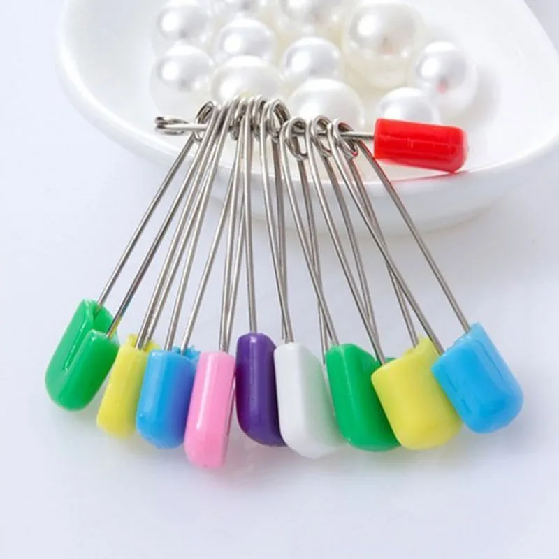 30pcs Kids Cloth Nappy Locking Brooch Buckles Plastic Head Safety Pins Infant Nappy Locking Buckles 2 Size Colorful Safety Pins
30pcs Kids Cloth Nappy Locking Brooch Buckles Plastic Head Safety Pins Infant Nappy Locking Buckles 2 Size Colorful Safety Pins