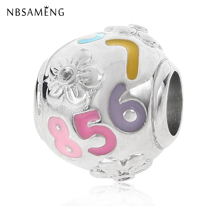 Original 100% 925 Sterling Silver Charm Flower Colorful Number With Enamel Charms Beads Fit Pandora Bracelets Women DIY Jewelry 
Original 100% 925 Sterling Silver Charm Flower Colorful Number With Enamel Charms Beads Fit Pandora Bracelets Women DIY Jewelry