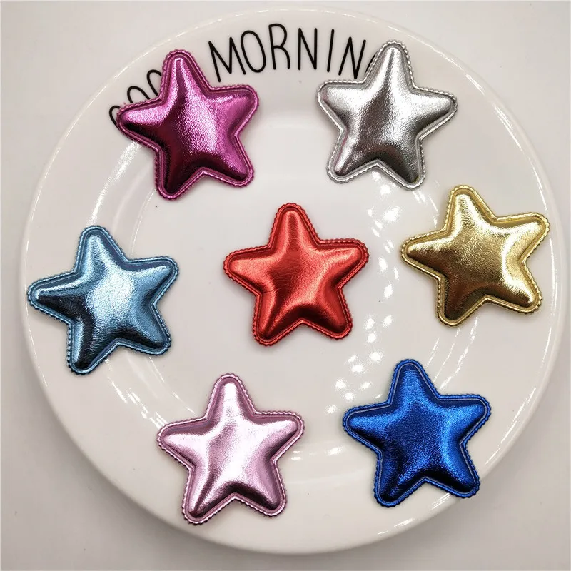 200pcs/lot 4.3cm Padded appliques Pu star shape Patches for headwear decoration handmade hair accessories
200pcs/lot 4.3cm Padded appliques Pu star shape Patches for headwear decoration handmade hair accessories