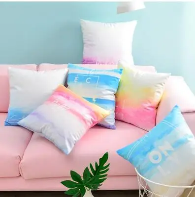 Watercolor velvet colorful cushion cover pillowcase sofa lumbar pillow cover for backrest home decoration
Watercolor velvet colorful cushion cover pillowcase sofa lumbar pillow cover for backrest home decoration