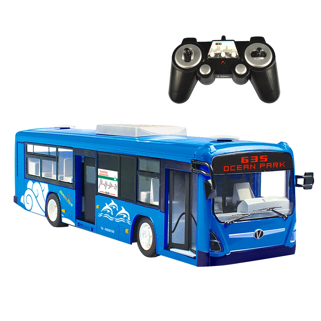 RC Car Bus 4-Channel with Lights & Sound Remote Control City Bus Toy for Children Toddlers Kids
RC Car Bus 4-Channel with Lights & Sound Remote Control City Bus Toy for Children Toddlers Kids