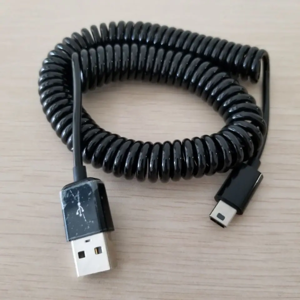 1 PCS Max Length Retractable 2M 7ft USB 2.0 A Male to Mini USB B 5Pin Male Curl Coiled Spring Data Sync Charge Cable Cord
1 PCS Max Length Retractable 2M 7ft USB 2.0 A Male to Mini USB B 5Pin Male Curl Coiled Spring Data Sync Charge Cable Cord