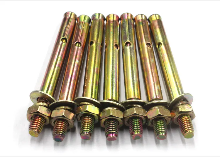 10pcs/lotM6*50-80 M8*50-100 M10*60-120 iron plating color zinc expansion bolts expansion screws car reapir screw set hardware159
10pcs/lotM6*50-80 M8*50-100 M10*60-120 iron plating color zinc expansion bolts expansion screws car reapir screw set hardware159