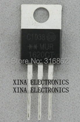 MUR1620CT/MUR1620CTR U1620G/U1620RG TO-220 ROHS ORIGINAL 10PCS/lot 5+5 Free Shipping Electronics composition kit
MUR1620CT/MUR1620CTR U1620G/U1620RG TO-220 ROHS ORIGINAL 10PCS/lot 5+5 Free Shipping Electronics composition kit