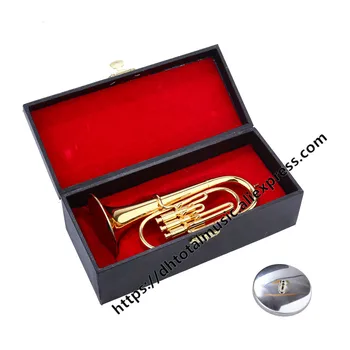 Mini Baritone Horn Miniature Musical Instruments Display Model Collection Decorative Ornaments Mini Tuba with Case and Stand
Mini Baritone Horn Miniature Musical Instruments Display Model Collection Decorative Ornaments Mini Tuba with Case and Stand