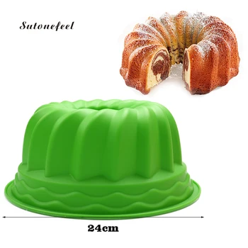 Large Size Spiral Shape Silicone Form for Baking Pan Pastry Baking Tray Chiffon Cake Mousse Mold Cake Decorating Tools
Large Size Spiral Shape Silicone Form for Baking Pan Pastry Baking Tray Chiffon Cake Mousse Mold Cake Decorating Tools