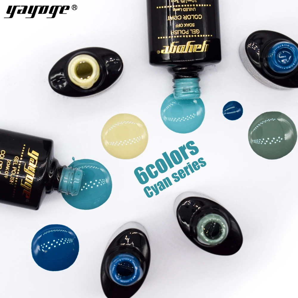 YAYOGE gel varnish soak off UV LED gel lacquer manicure diy nail art gel polish 10ml/0.3oz 6 color cyan product
YAYOGE gel varnish soak off UV LED gel lacquer manicure diy nail art gel polish 10ml/0.3oz 6 color cyan product