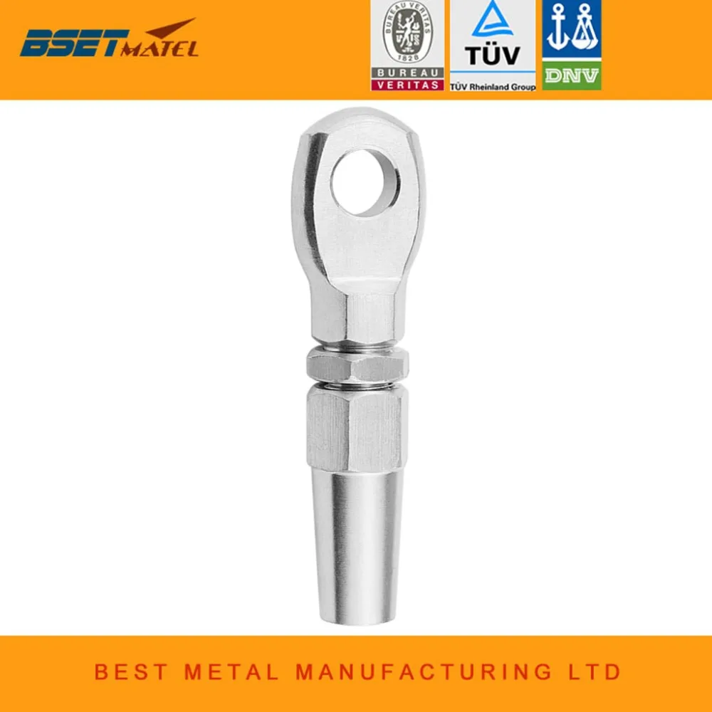 Marine Grade 316 Stainless Steel 6mm Swageless Eye Terminal Wire Cable Rope DIY Fitting Rigging Hardware Balustrade kit
Marine Grade 316 Stainless Steel 6mm Swageless Eye Terminal Wire Cable Rope DIY Fitting Rigging Hardware Balustrade kit