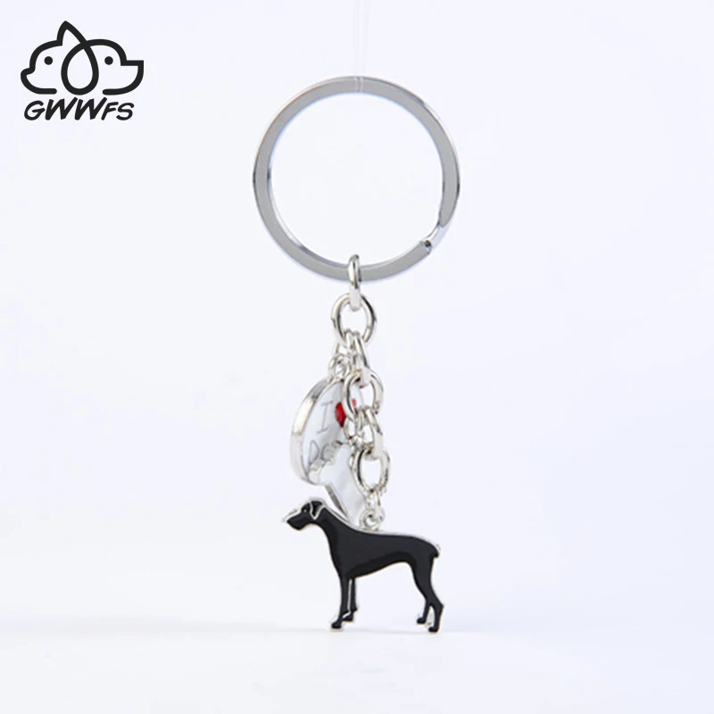 Great Dane pendant key chains for men women silver color metal alloy pet dog bag charm car keychain key ring holder jewelry gift
Great Dane pendant key chains for men women silver color metal alloy pet dog bag charm car keychain key ring holder jewelry gift