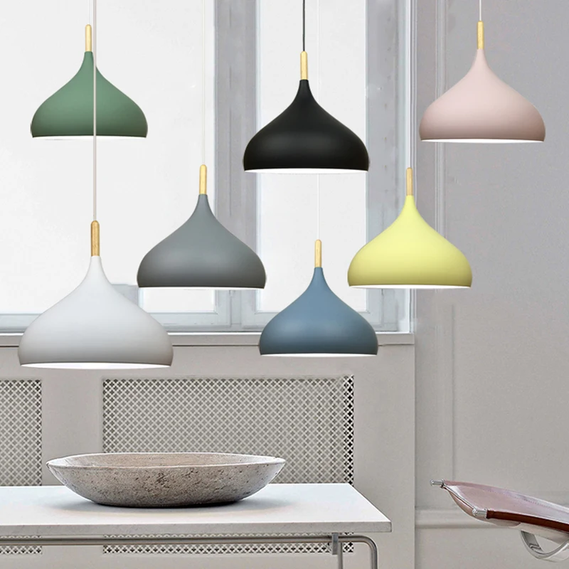 Nordic Minimalism contracted 7 colour droplight, Wood aluminum art home decoration lighting pendant lights
Nordic Minimalism contracted 7 colour droplight, Wood aluminum art home decoration lighting pendant lights