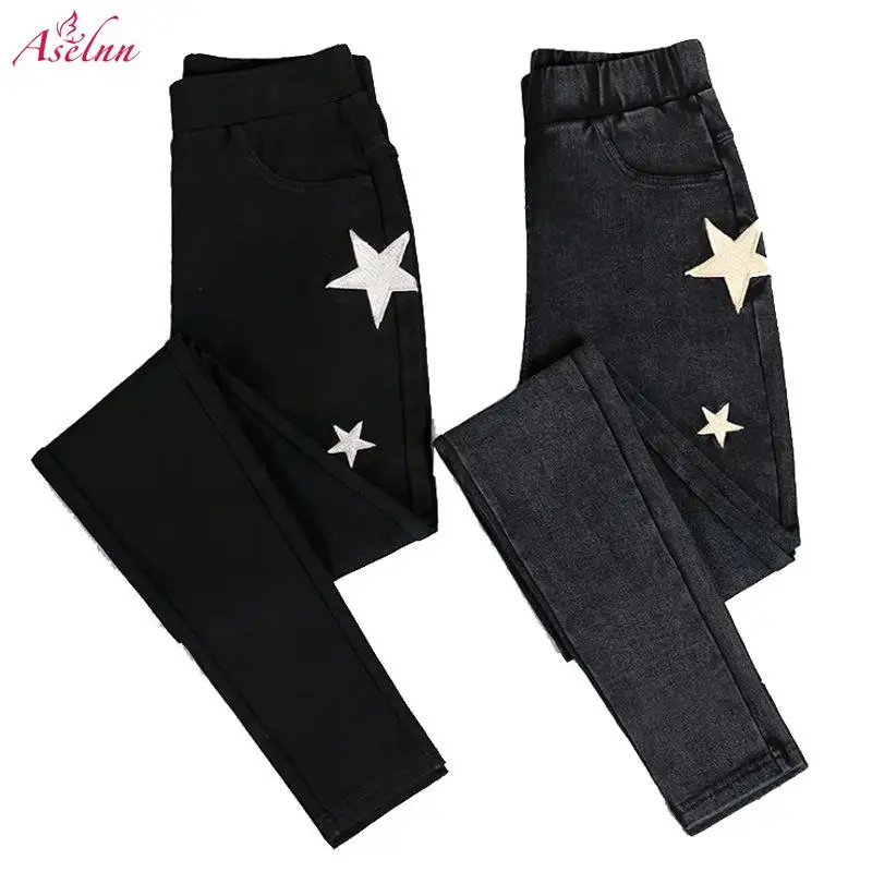 Aselnn Women Winter Pencil Pants Hippie Style Star Embroidery Skinny Trousers High Waist Stretch Plus Size Black Pants Female
Aselnn Women Winter Pencil Pants Hippie Style Star Embroidery Skinny Trousers High Waist Stretch Plus Size Black Pants Female