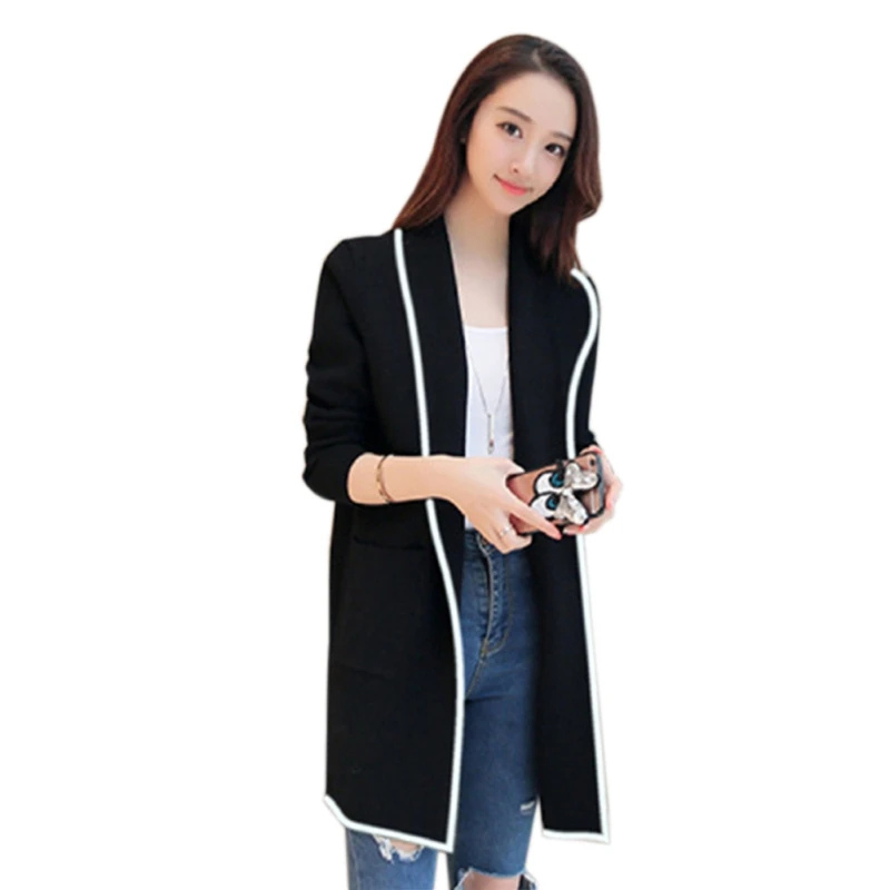 Turn Down Collar Open Stitch Cardigan Women Black Grey Red Long Jackets Long Sleeve Autumn Winter Coat Women
Turn Down Collar Open Stitch Cardigan Women Black Grey Red Long Jackets Long Sleeve Autumn Winter Coat Women