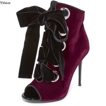 Olomm New Women Summer Ankle Boots Sexy Stiletto High Heels Boots Charm Peep Toe Black Wine Red Party Shoes Women US Size 3-12
Olomm New Women Summer Ankle Boots Sexy Stiletto High Heels Boots Charm Peep Toe Black Wine Red Party Shoes Women US Size 3-12