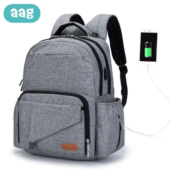 AAG Large Capacity Mummy Bag With USB Interface Travel Backpack Maternity Nappy Nursing Bag Baby Care Bottles Insulation Bags 30
AAG Large Capacity Mummy Bag With USB Interface Travel Backpack Maternity Nappy Nursing Bag Baby Care Bottles Insulation Bags 30