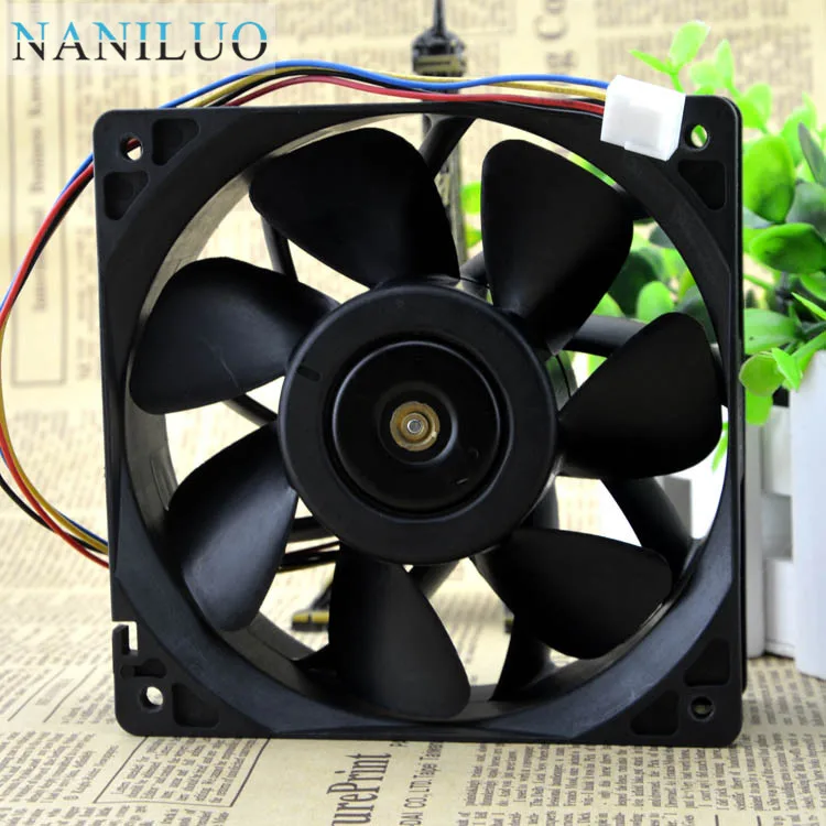 Вентилятор охлаждения NANILUO замена D12BM 12D 4 контактный разъем PWM 12038 12 в 6000 А об/мин