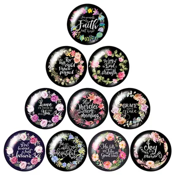 Black Flowers Pray Faith Motto 10pcs mixed 12mm/16mm/18mm/25mm Round photo glass cabochon demo flat back Making findings ZB0954
Black Flowers Pray Faith Motto 10pcs mixed 12mm/16mm/18mm/25mm Round photo glass cabochon demo flat back Making findings ZB0954