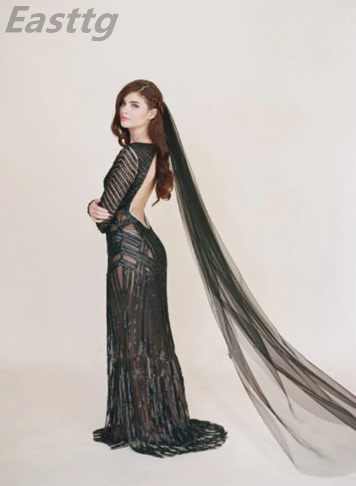 Black Soft Wedding veils 2 Meters Long Bridal Veil With Comb Ivory White Elegant Wedding Accessories Veu De Noiva
Black Soft Wedding veils 2 Meters Long Bridal Veil With Comb Ivory White Elegant Wedding Accessories Veu De Noiva