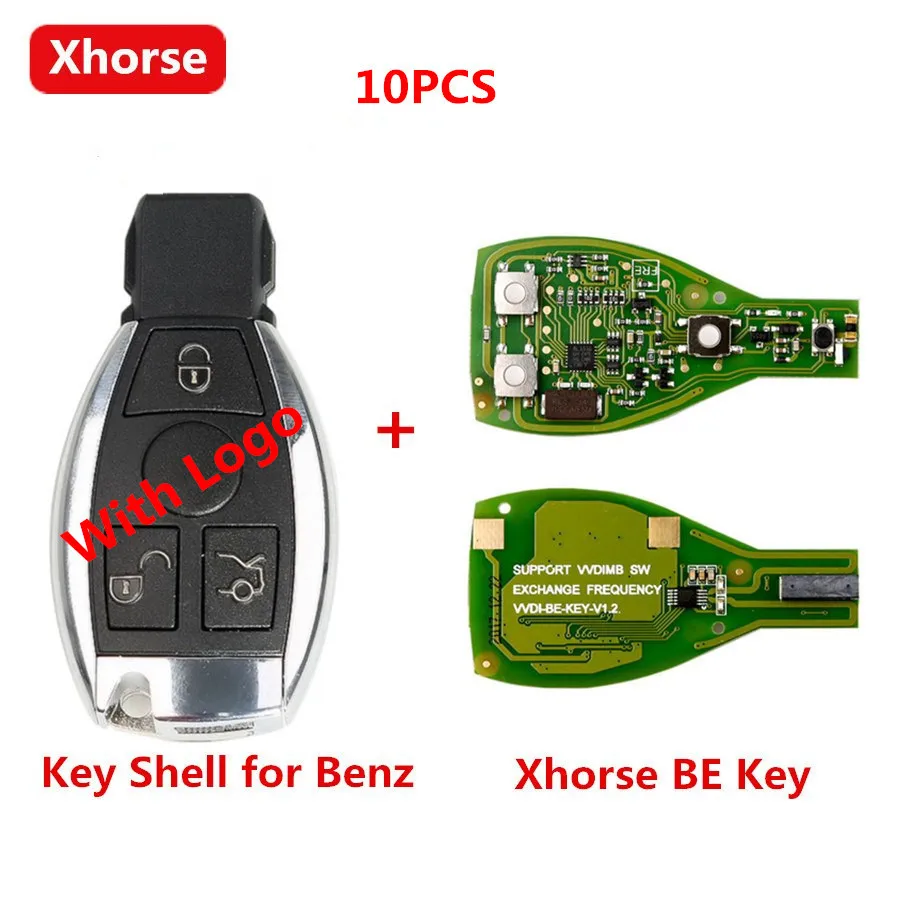 Smart Key Shell 3 Button for Mercedes Benz Assembling Can Choose V1.5 Xhorse VVDI BE Key Pro Improved Version With Logo
Smart Key Shell 3 Button for Mercedes Benz Assembling Can Choose V1.5 Xhorse VVDI BE Key Pro Improved Version With Logo