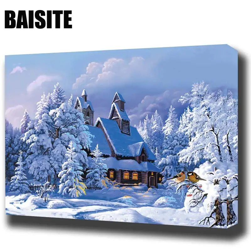 BAISITE DIY Framed Oil Painting By Numbers Landscape Pictures Canvas Painting For Living Room Wall Art Home Decor E851
BAISITE DIY Framed Oil Painting By Numbers Landscape Pictures Canvas Painting For Living Room Wall Art Home Decor E851