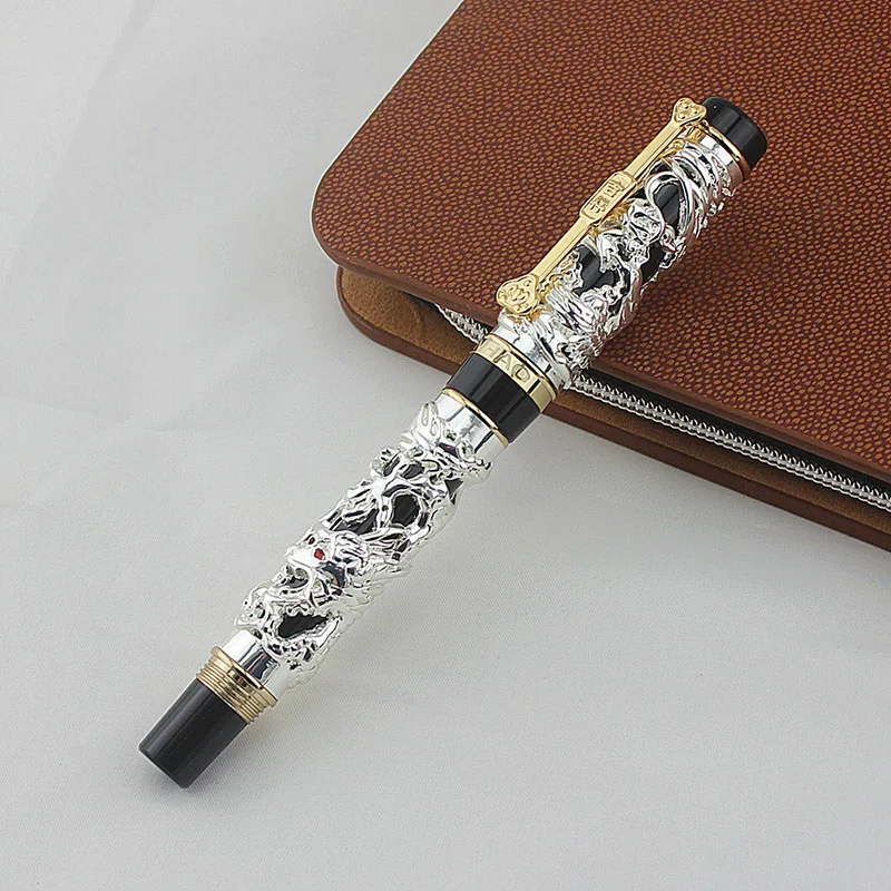 Jinhao Dragon and phoenix Calligraphy Fountain Pen Bent Nib, Descendants of The Dragon, Painting, Writing Office Supplies
Jinhao Dragon and phoenix Calligraphy Fountain Pen Bent Nib, Descendants of The Dragon, Painting, Writing Office Supplies
