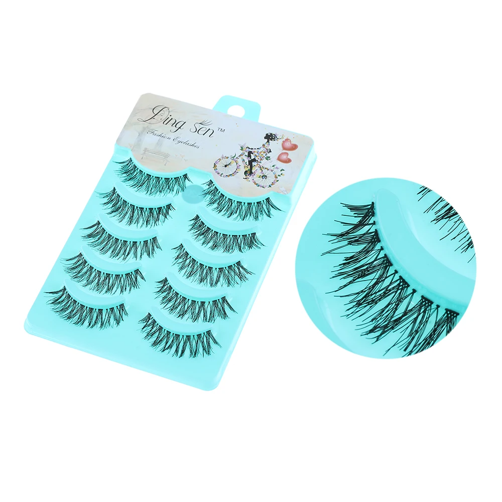 5 Pairs/set Soft Natural Sparse Cross Eye Lashes Extension Makeup Long Thick Fake False Eyelashes Handmade Grafting Tool
5 Pairs/set Soft Natural Sparse Cross Eye Lashes Extension Makeup Long Thick Fake False Eyelashes Handmade Grafting Tool