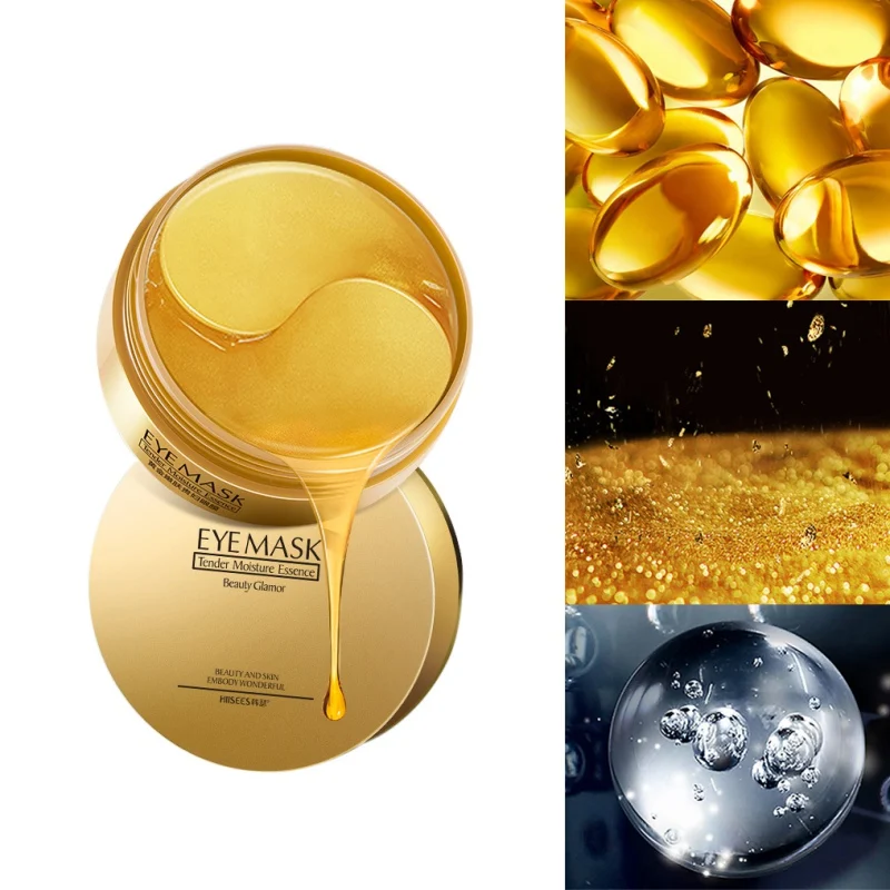 60pcs Gold Collagen Eye Mask Essence Remove Dark Circles Whitening Firming Sleep Mask Moisturizing Eye Patches Eyes Skin Care
60pcs Gold Collagen Eye Mask Essence Remove Dark Circles Whitening Firming Sleep Mask Moisturizing Eye Patches Eyes Skin Care