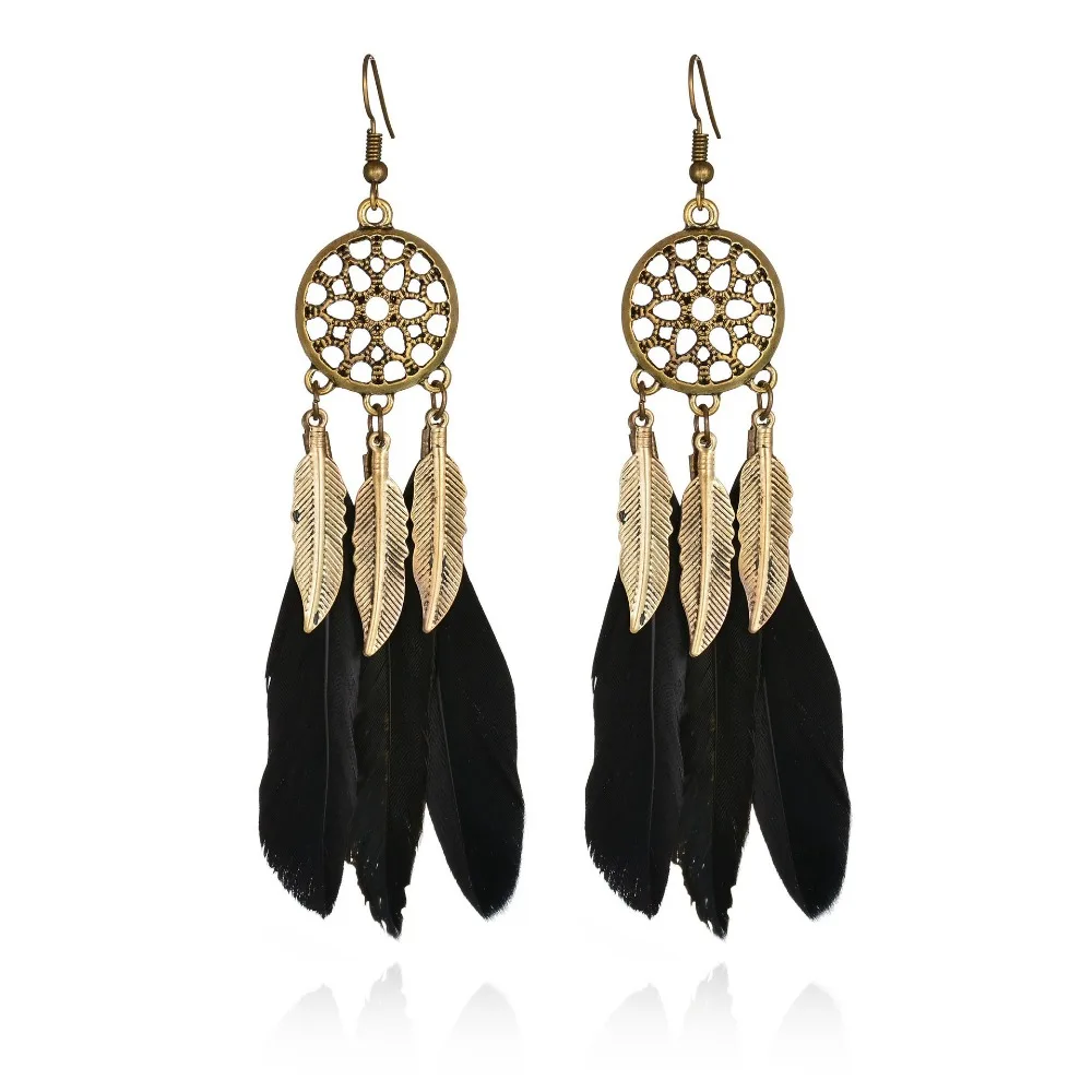 street fashion peacock design leaf leaves Bird Feather tassel Bohemia Drop Earring Women
street fashion peacock design leaf leaves Bird Feather tassel Bohemia Drop Earring Women