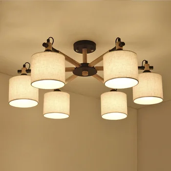 Nordic Wooden Ceiling Lamp Wood LED Study Ceiling Lamp Bedroom Living Room Modern Fabric Lighting
Nordic Wooden Ceiling Lamp Wood LED Study Ceiling Lamp Bedroom Living Room Modern Fabric Lighting