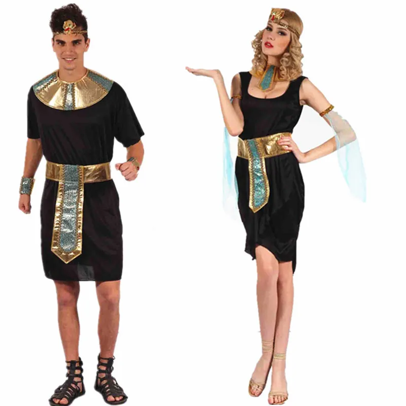 Egyptian Pharaoh King Men Costumes Halloween Party Couple Adults Clothing Cleopatra Fancy Women Dress Exotic Masquerade Party
Egyptian Pharaoh King Men Costumes Halloween Party Couple Adults Clothing Cleopatra Fancy Women Dress Exotic Masquerade Party