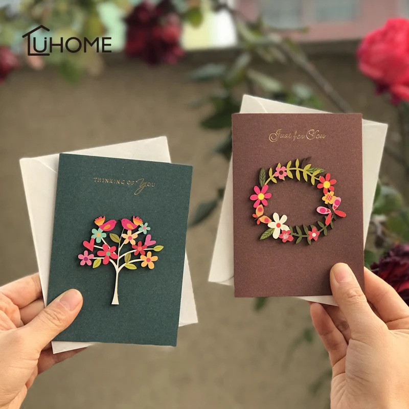 5pcs 3D Retro Kraft Paper Invitation Greeting Card Handmade DIY Wood Carving Patch Valentines Day Wedding Party Invitation Cards
5pcs 3D Retro Kraft Paper Invitation Greeting Card Handmade DIY Wood Carving Patch Valentines Day Wedding Party Invitation Cards