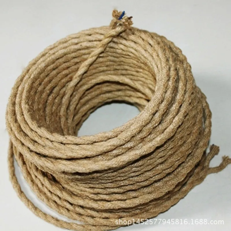 10M/Lot Vintage Electrical Wire Rope Twisted Wire Retro Textile Braided Cable Pendant Light Wire Lamp Cord
10M/Lot Vintage Electrical Wire Rope Twisted Wire Retro Textile Braided Cable Pendant Light Wire Lamp Cord