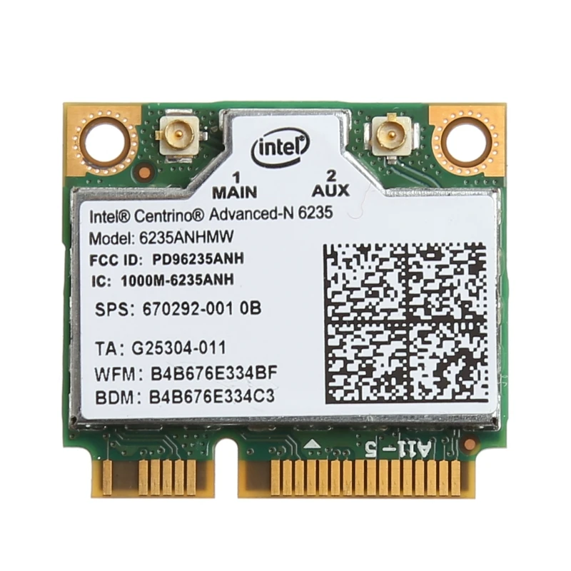 300M Dell Broadcom BCM943228HM4L DW1530 802.11ABGN Mini PCI-E Wireless WiFi Card
