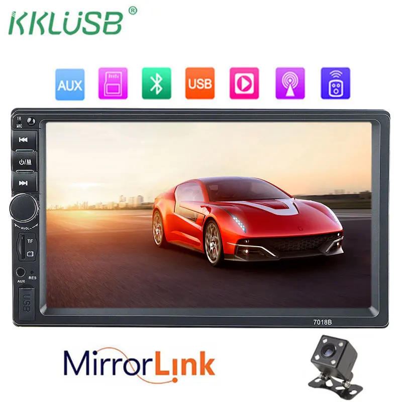 Autoradio 2 din General Models 7'' inch LCD Touch Screen Bluetooth Car Radio Player Car Audio AUX Support Rear View Camera 7018B
Autoradio 2 din General Models 7'' inch LCD Touch Screen Bluetooth Car Radio Player Car Audio AUX Support Rear View Camera 7018B