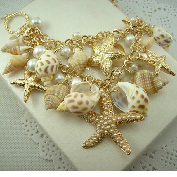 Sea Style Gold Color Big Starfish Statement Necklaces Crystal Choker Conch Shell Necklaces & Pendants For Women Gifts
Sea Style Gold Color Big Starfish Statement Necklaces Crystal Choker Conch Shell Necklaces & Pendants For Women Gifts